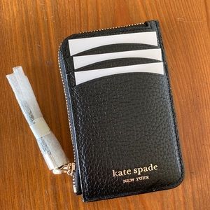 Kate Spade roulette zip cardholder